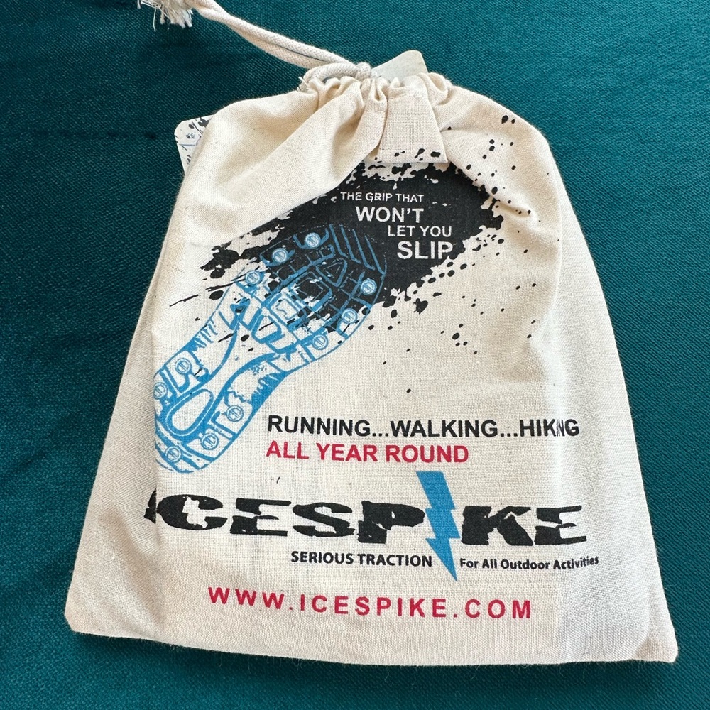ICESPIKE Traction System for hiking and trail running.